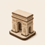 the Arc de Triomphe