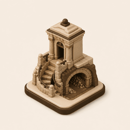 the Paris Catacombs landmark icon