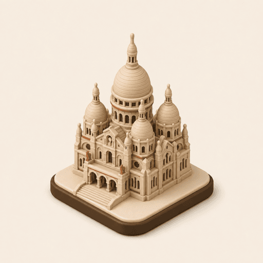 the Sacré-Cœur landmark icon