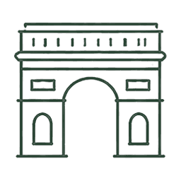 the Champs-Élysées landmark icon