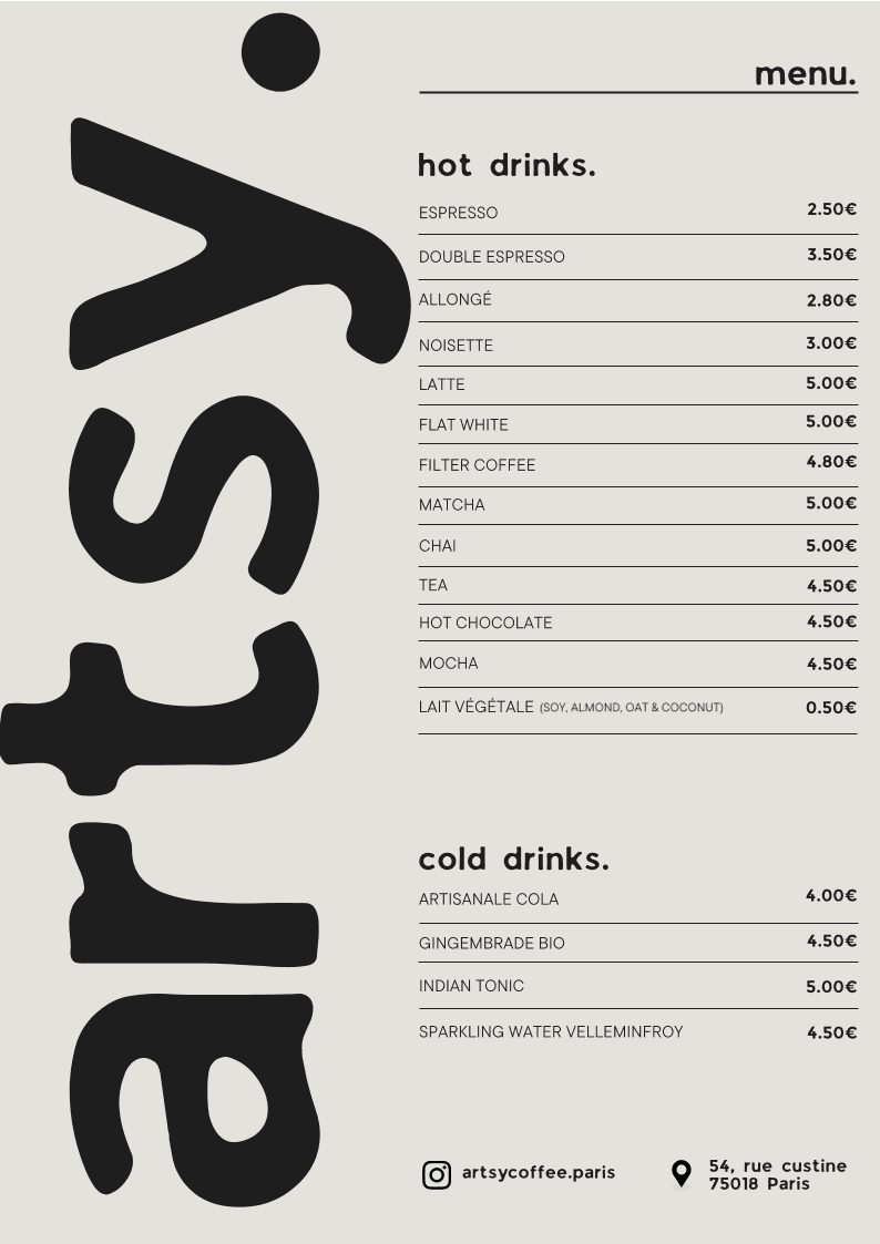 Artsy Coffee — specialty coffee shop in Paris (photo 7)