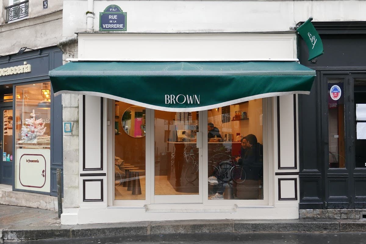BROWN, specialty coffee shop in Paris