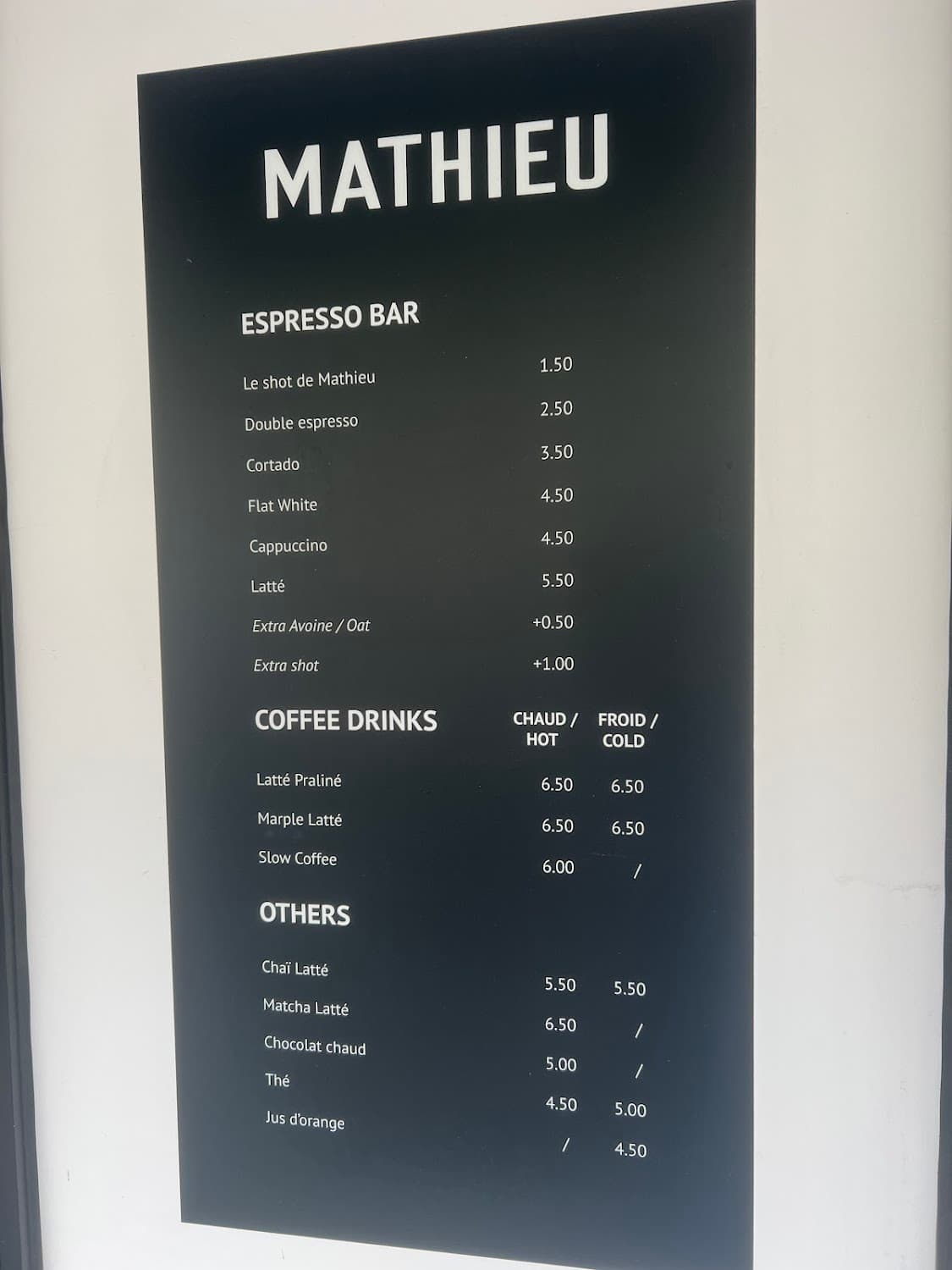 Coffee Shop de Mathieu — specialty coffee shop in Paris (photo 4)