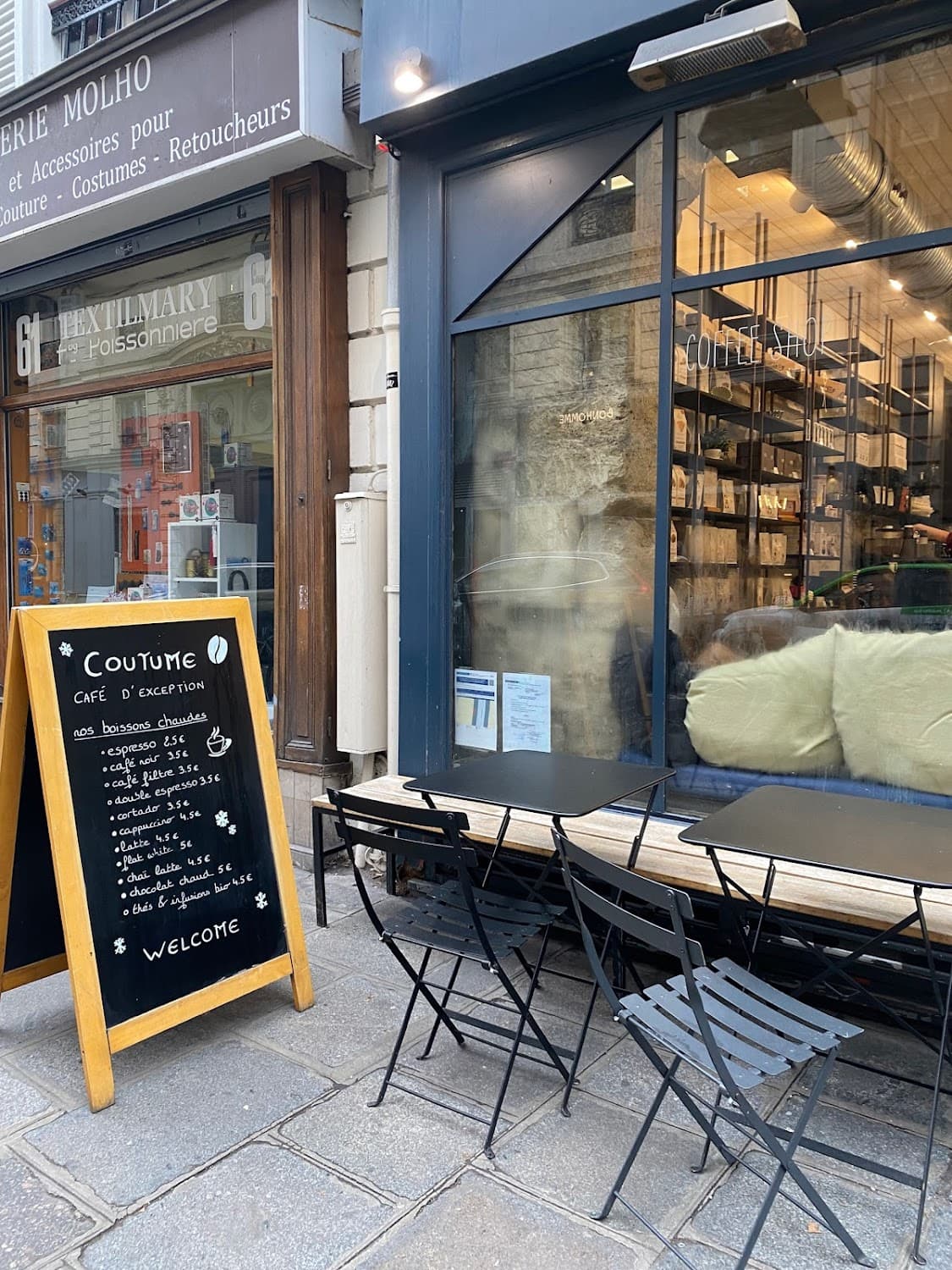 Coutume Poissonnière | Torréfacteur | Coffee shop | Brunch
