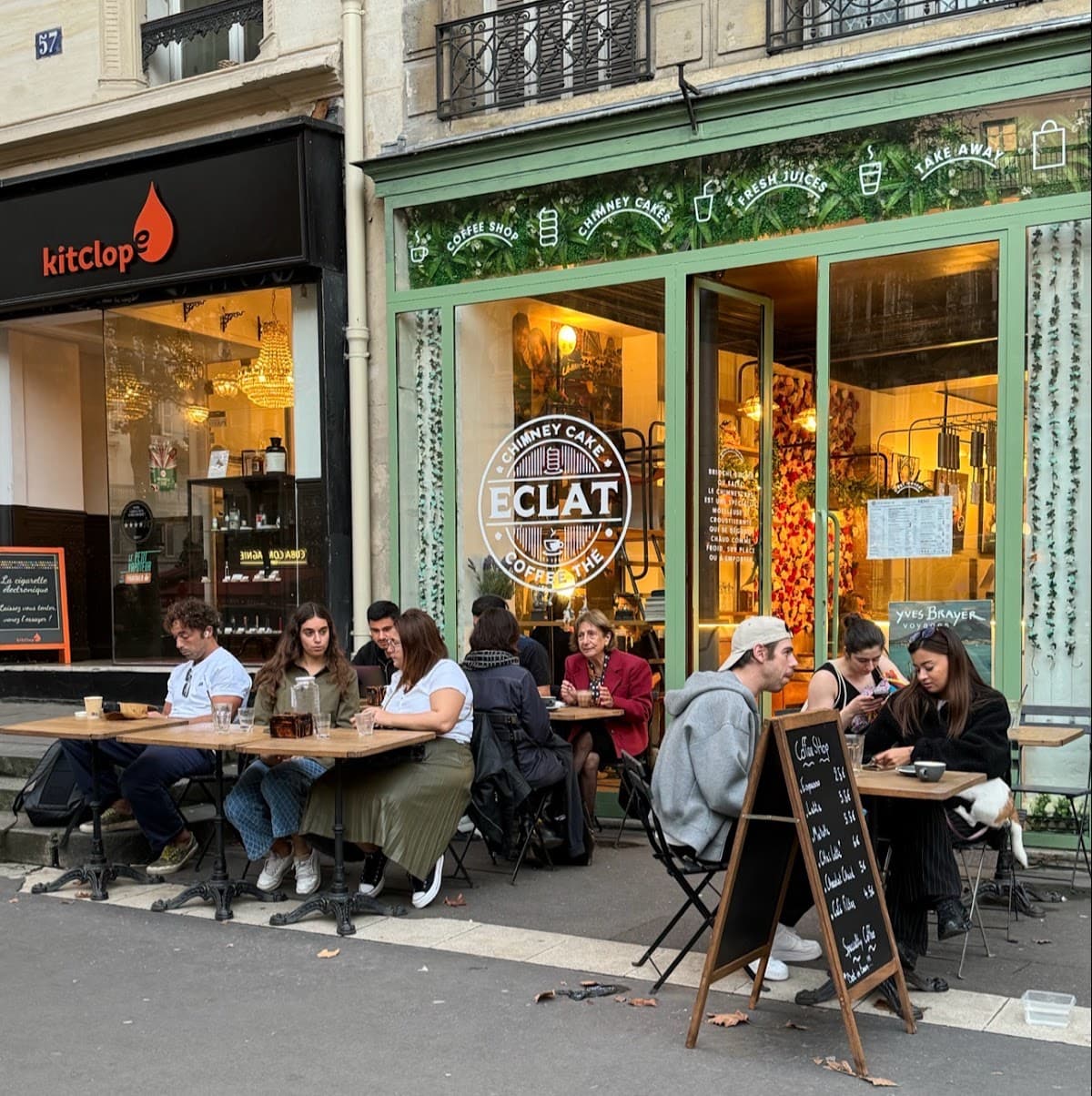 Éclat, specialty coffee shop in Paris
