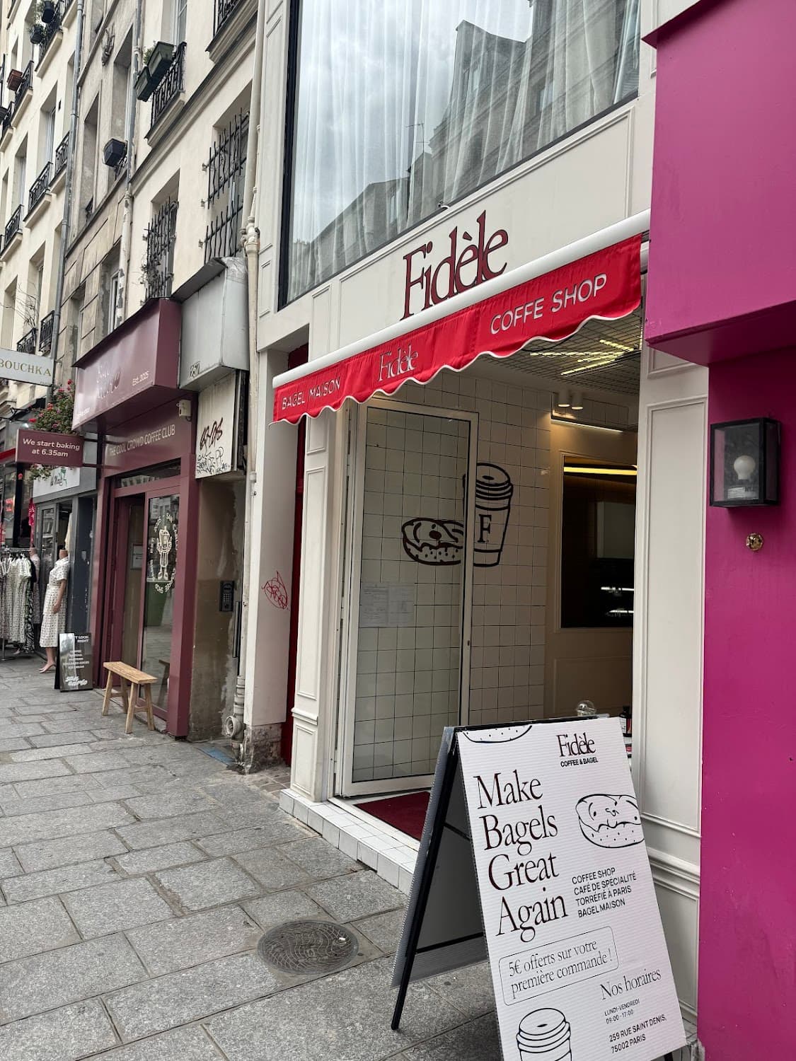 Fidèle, specialty coffee shop in Paris