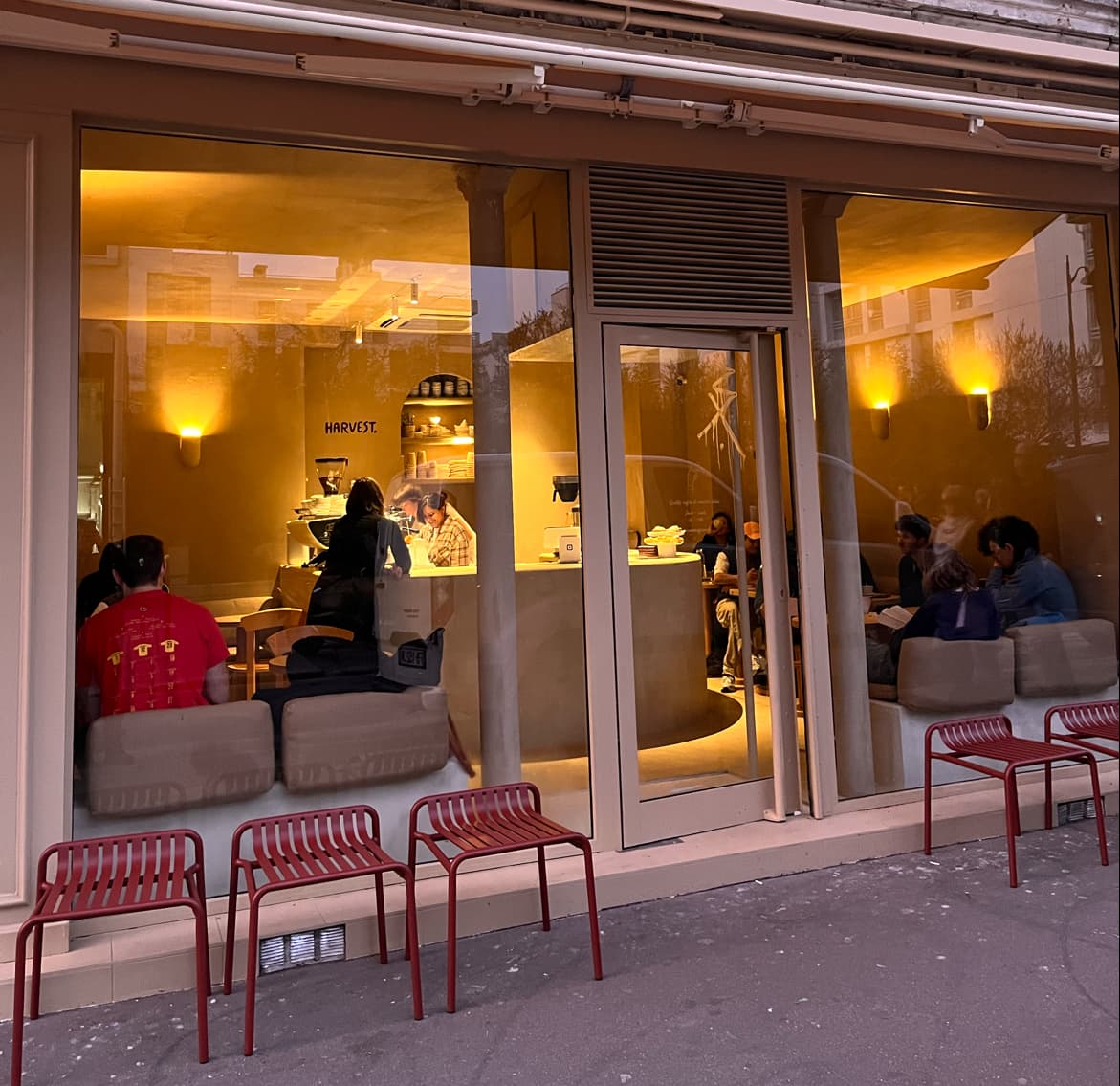 Harvest., specialty coffee shop in Paris