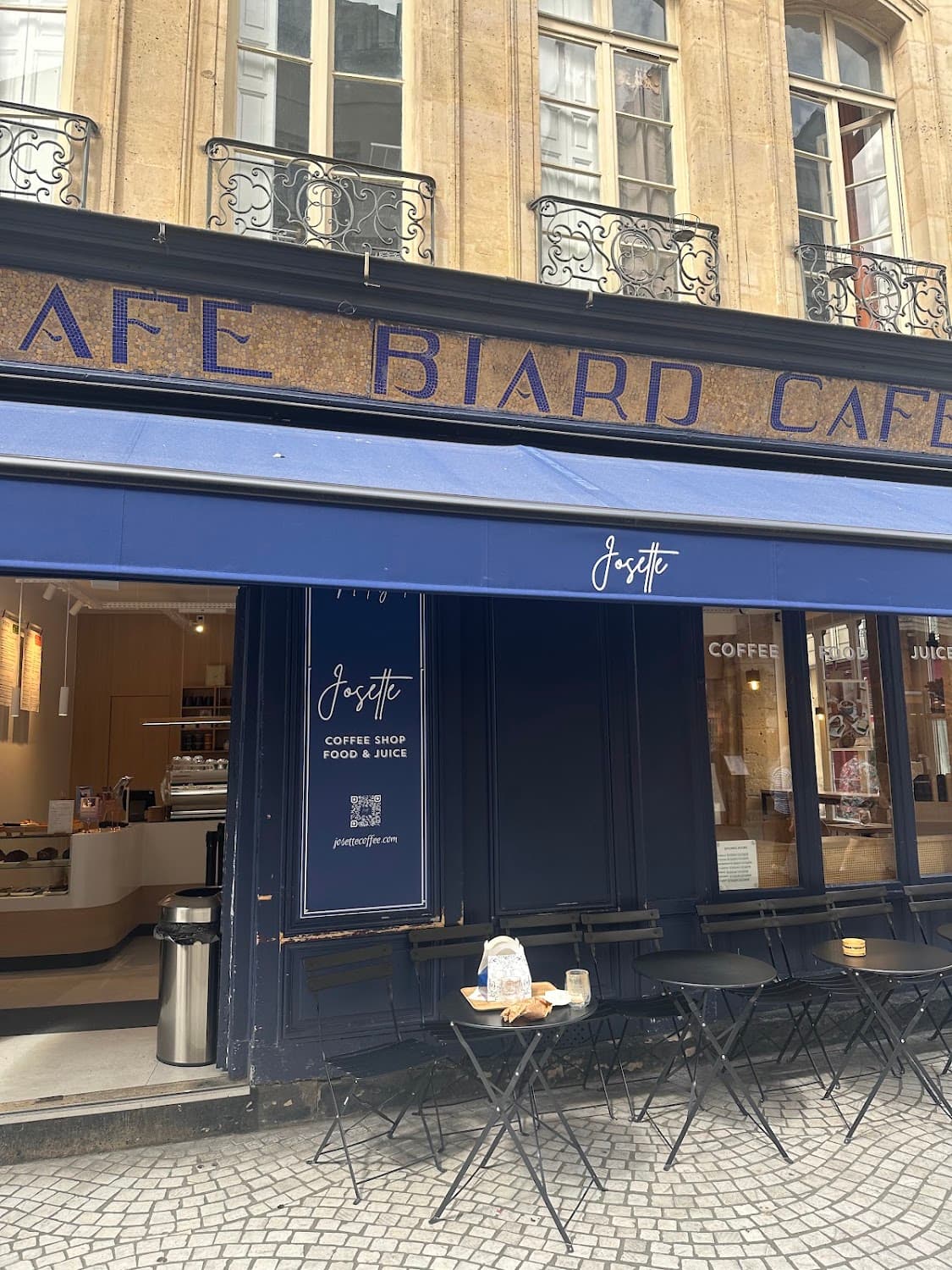 Josette, specialty coffee shop in Paris