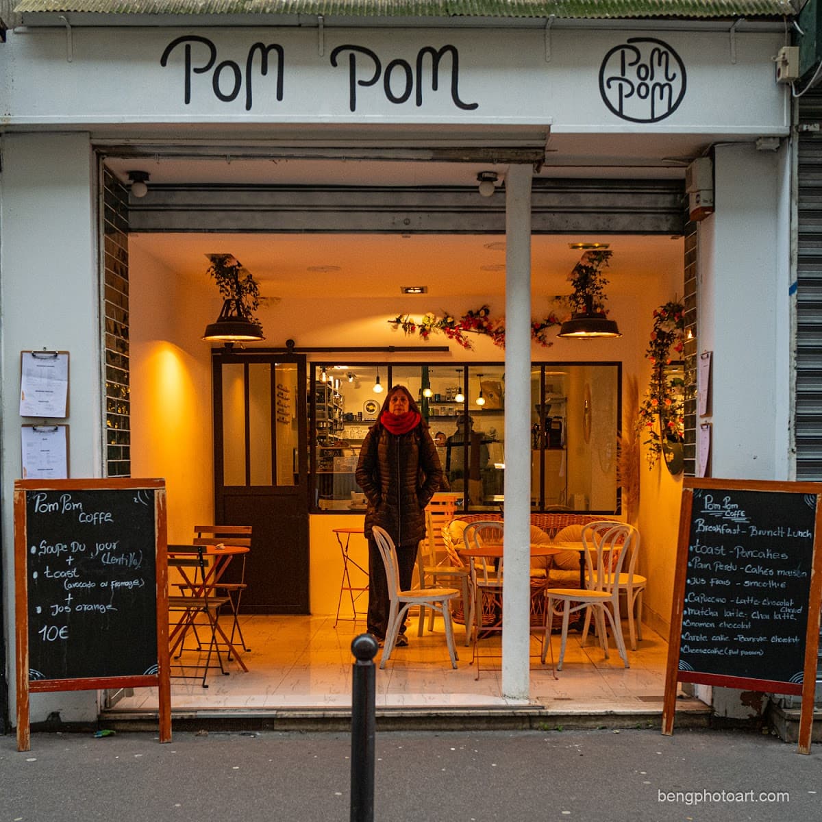Pompom Coffee, specialty coffee shop in Paris